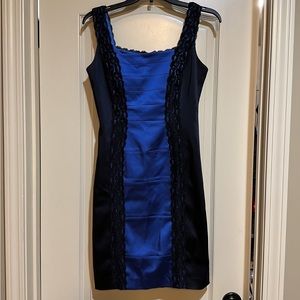 Jax Black and Blue Designer Dress
